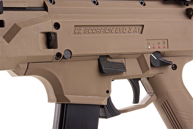 ASG CZ Scorpion EVO3A1 カービン エアソフト AEG ライフル - FDE-AIRSOFT GOGO エアガン・サバゲー用品通販