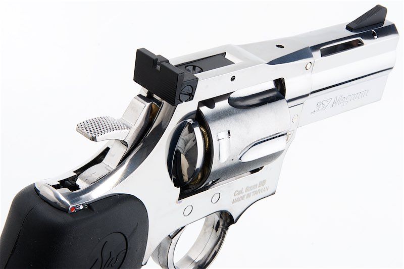 ASG ダン・ウェッソン リボルバー 715 2.5インチ 6mm CO2バージョン - 銀(ぎん)（Wingun製）-AIRSOFT GOGO エアガン・サバゲー用品通販