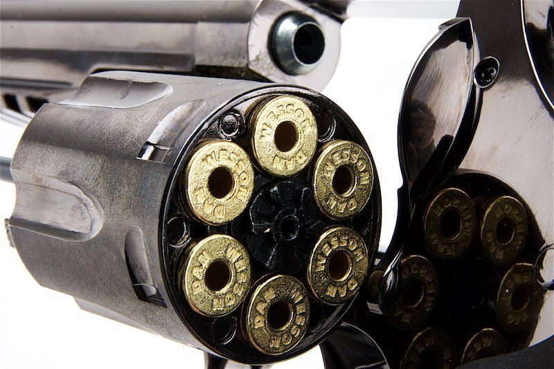 ASG ダン・ウェッソン リボルバー 715 4インチ 6mm CO2 バージョン - ブラック (Wingun 製)-AIRSOFT GOGO エアガン・サバゲー用品通販