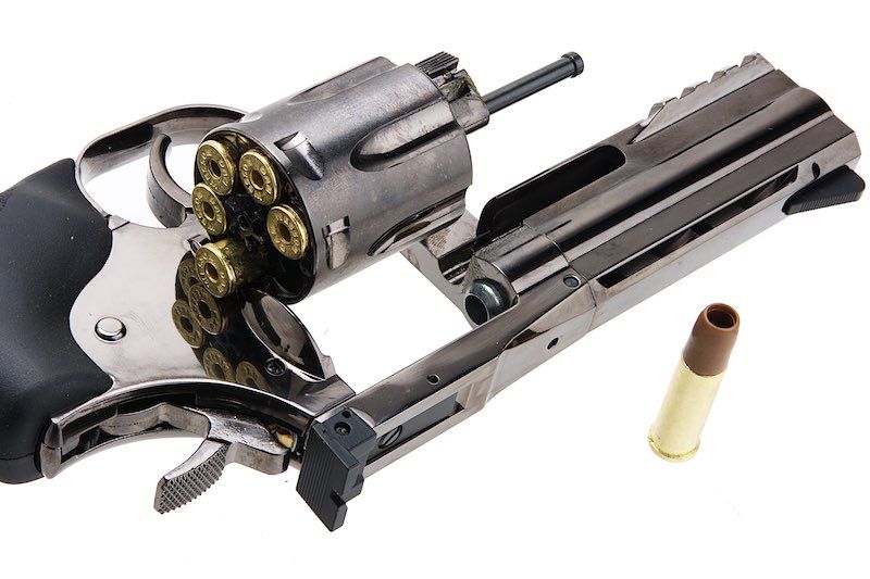 ASG ダン・ウェッソン リボルバー 715 4インチ 6mm CO2 バージョン - ブラック (Wingun 製)-AIRSOFT GOGO エアガン・サバゲー用品通販