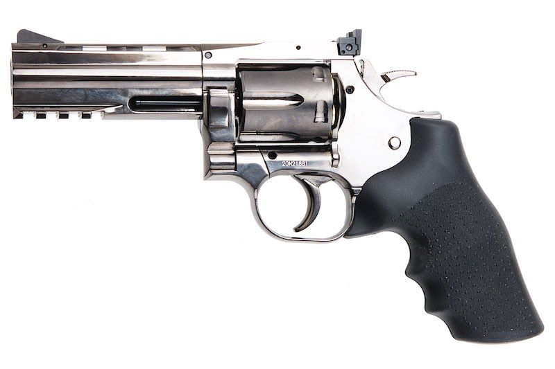 ASG ダン・ウェッソン リボルバー 715 4インチ 6mm CO2 バージョン - ブラック (Wingun 製)-AIRSOFT GOGO エアガン・サバゲー用品通販