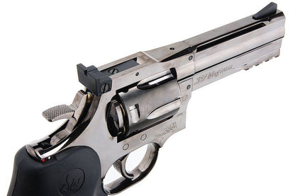 ASG ダン・ウェッソン リボルバー 715 4インチ 6mm CO2 バージョン - ブラック (Wingun 製)-AIRSOFT GOGO エアガン・サバゲー用品通販
