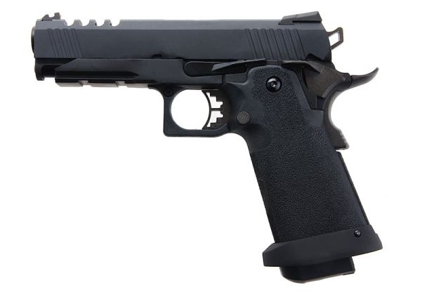 AW Custom HI-CAPA 4.3 HX27 グリーンガス エアソフトピストル - ブラック-AIRSOFT GOGO エアガン・サバゲー用品通販