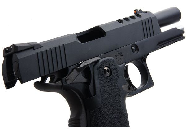 AW Custom HI-CAPA 4.3 HX27 グリーンガス エアソフトピストル - ブラック-AIRSOFT GOGO エアガン・サバゲー用品通販