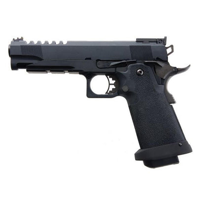 AW カスタム HI CAPA 5.1 HX27 グリーン ガス エアガン ピストル - ブラック-AIRSOFT GOGO エアガン・サバゲー用品通販