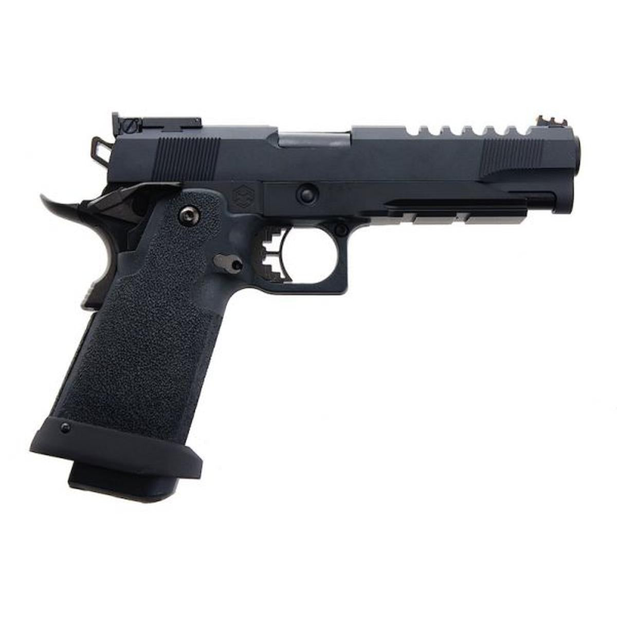 AW カスタム HI CAPA 5.1 HX27 グリーン ガス エアガン ピストル - ブラック-AIRSOFT GOGO エアガン・サバゲー用品通販
