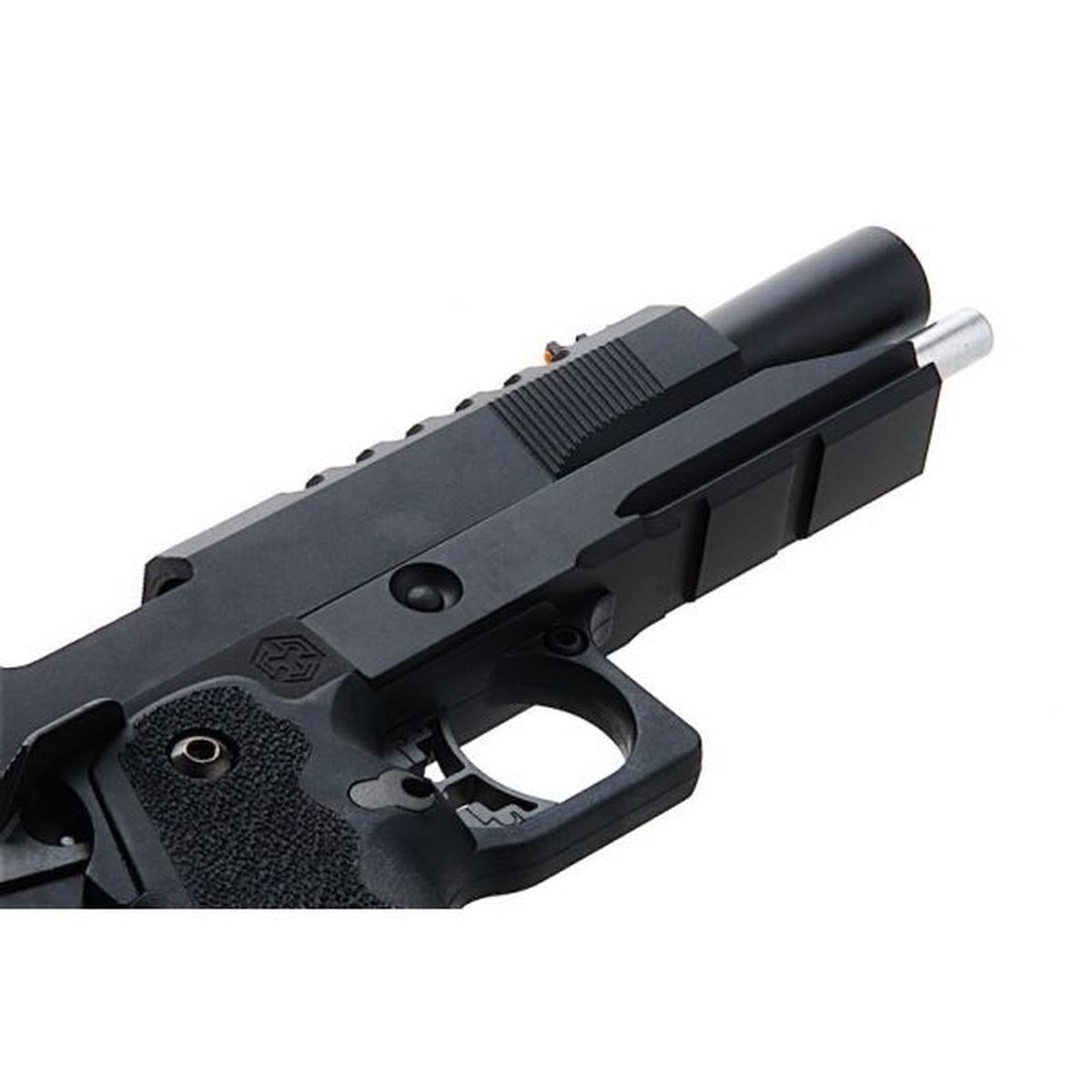 AW カスタム HI CAPA 5.1 HX27 グリーン ガス エアガン ピストル - ブラック-AIRSOFT GOGO エアガン・サバゲー用品通販