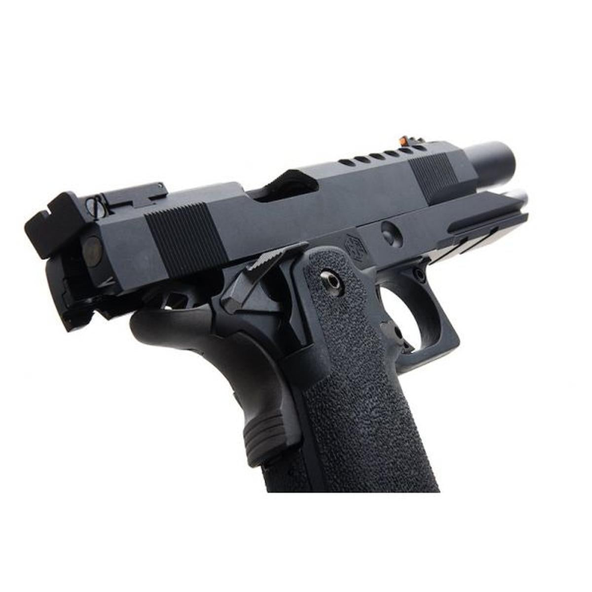 AW カスタム HI CAPA 5.1 HX27 グリーン ガス エアガン ピストル - ブラック-AIRSOFT GOGO エアガン・サバゲー用品通販