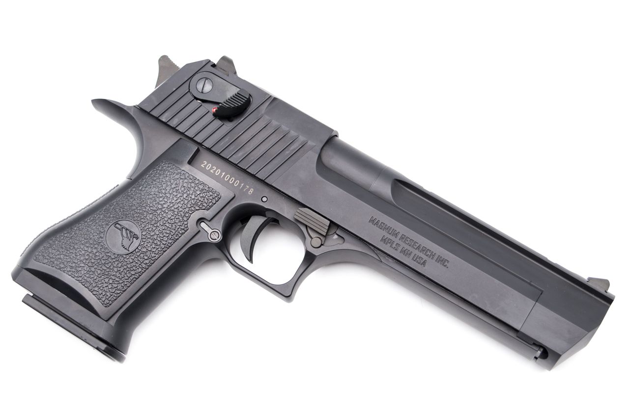 AW/CYBERGUN DESERT EAGLE.50AE ガスブローバック 黒-AIRSOFT GOGO エアガン・サバゲー用品通販