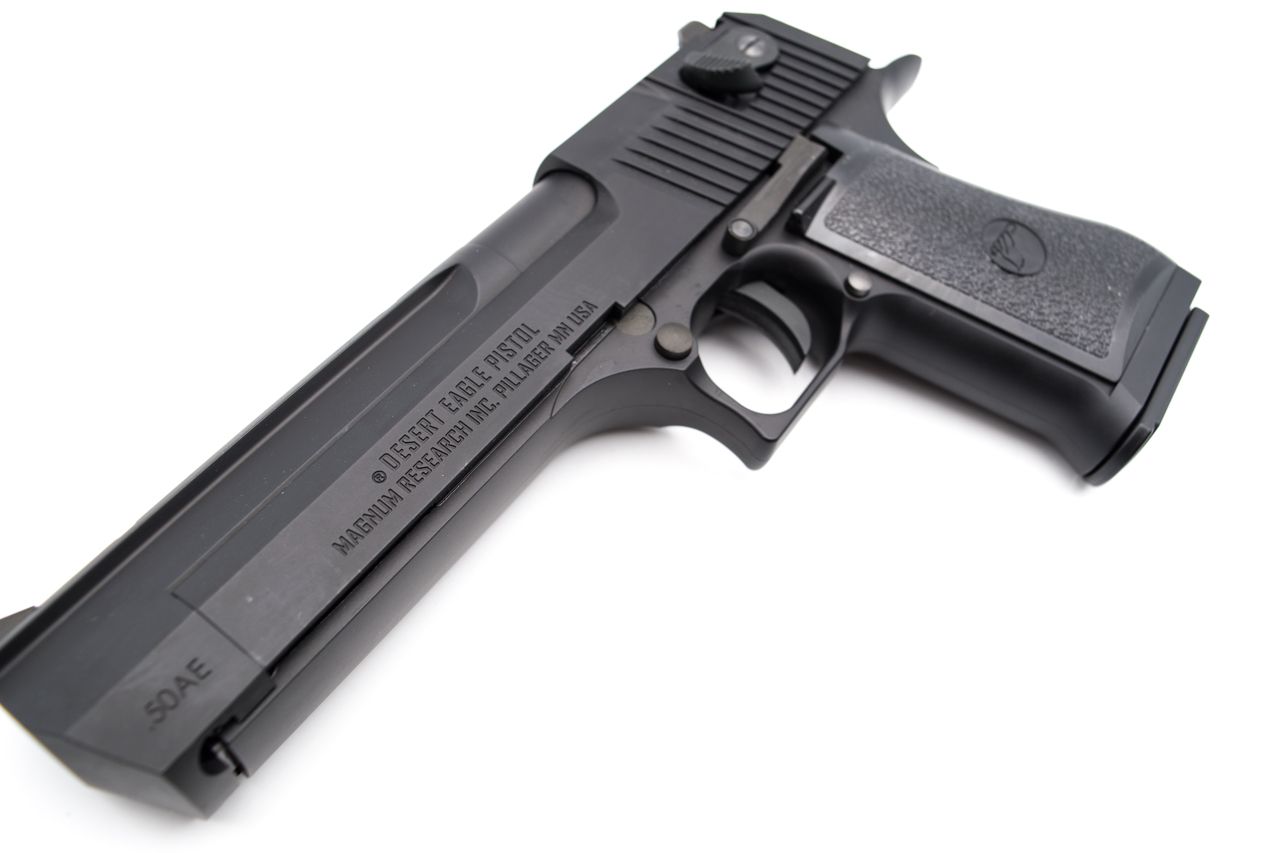 AW/CYBERGUN DESERT EAGLE.50AE ガスブローバック 黒-AIRSOFT GOGO エアガン・サバゲー用品通販