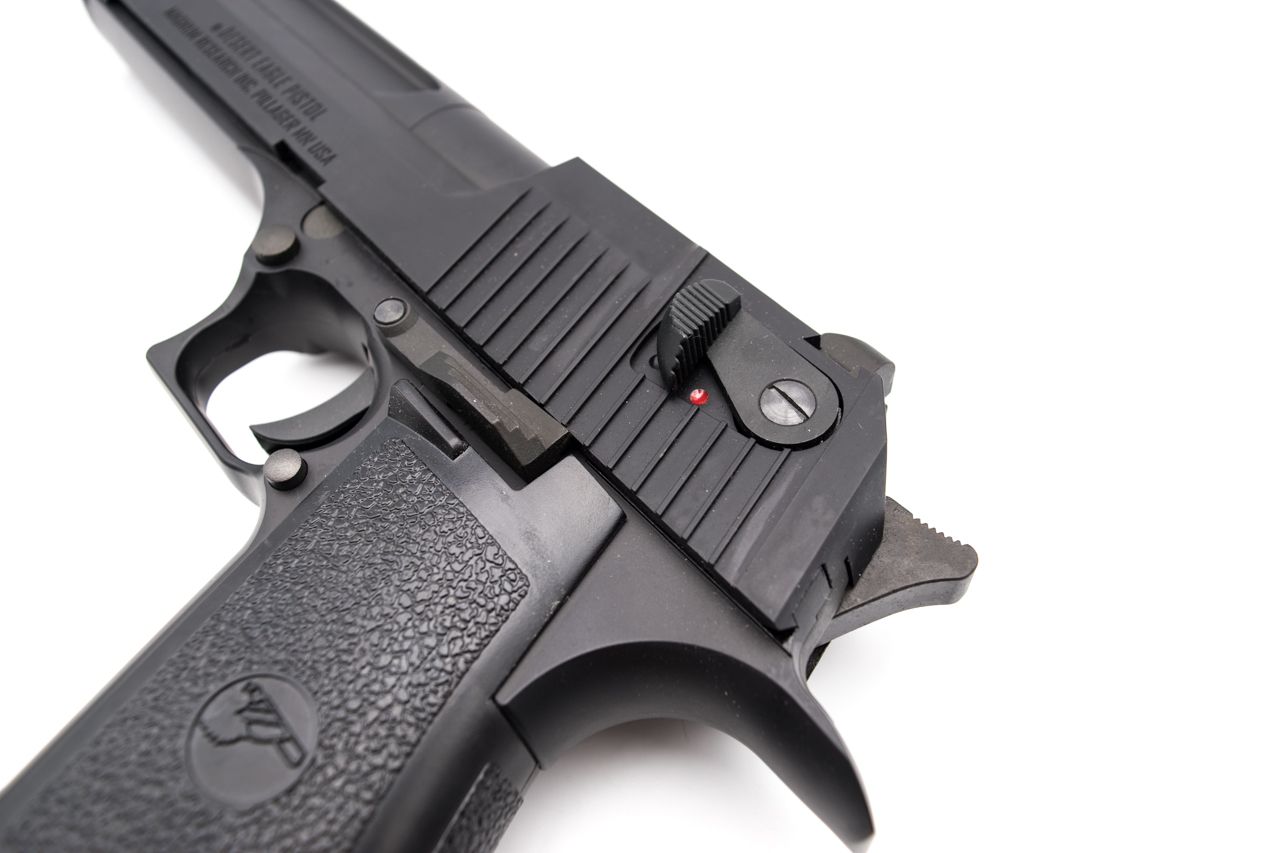 AW/CYBERGUN DESERT EAGLE.50AE ガスブローバック 黒-AIRSOFT GOGO エアガン・サバゲー用品通販