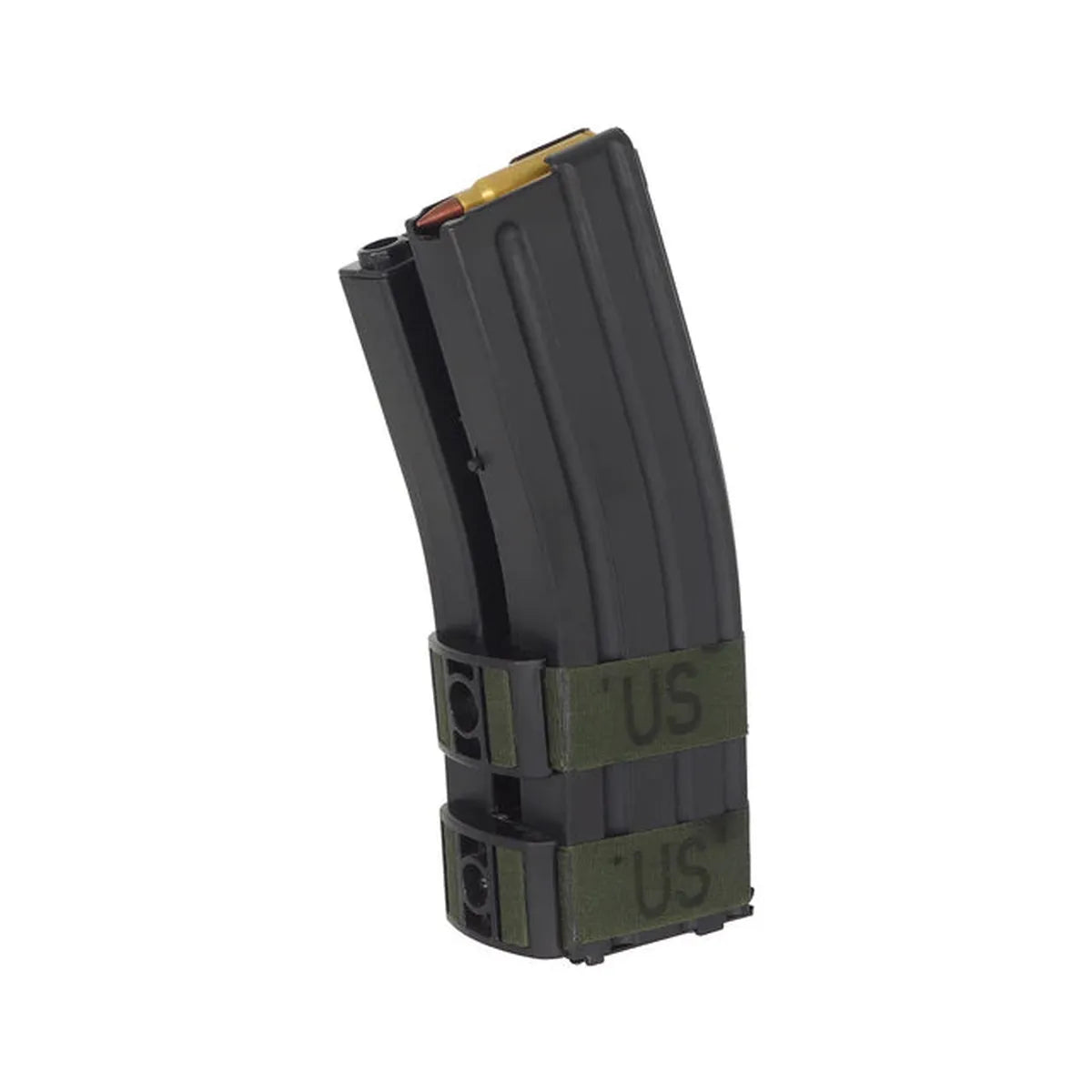 Battleaxe 1200 ラウンド 電動デュアルマガジン AR / M4 AEG 用 (BX-698-6A-9V) - ブラック-AIRSOFT GOGO エアガン・サバゲー用品通販