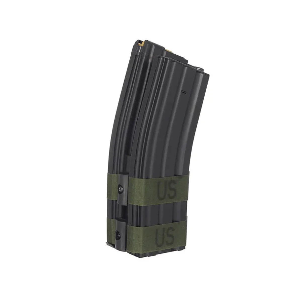 Battleaxe 1200 ラウンド 電動デュアルマガジン AR / M4 AEG 用 (BX-698-6A-9V) - ブラック-AIRSOFT GOGO エアガン・サバゲー用品通販