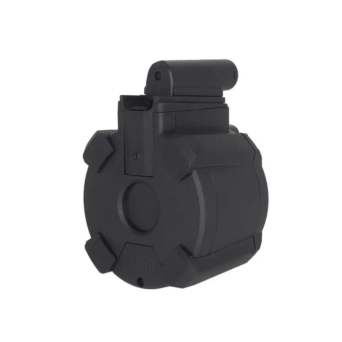 Battleaxe 1400 ラウンド 電動ドラムマガジン CYMA M870 (BX-B90-SD) - ブラック-AIRSOFT GOGO エアガン・サバゲー用品通販