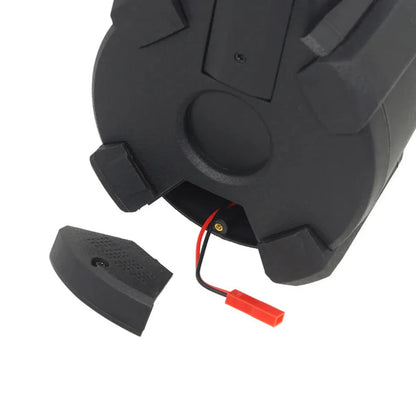 Battleaxe 1400 ラウンド 電動ドラムマガジン CYMA M870 (BX-B90-SD) - ブラック-AIRSOFT GOGO エアガン・サバゲー用品通販