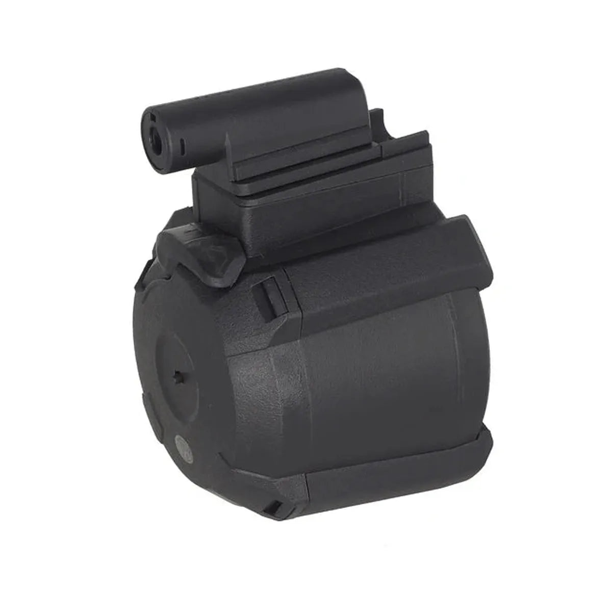 Battleaxe 1400 ラウンド 電動ドラムマガジン CYMA M870 (BX-B90-SD) - ブラック-AIRSOFT GOGO エアガン・サバゲー用品通販