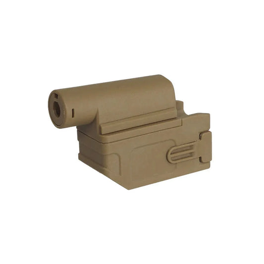 Battleaxe M4 から M870 AEG マガジン アダプター (M870 ショットガン用) (BX-SD02)-ちゃいろ-AIRSOFT GOGO エアガン・サバゲー用品通販