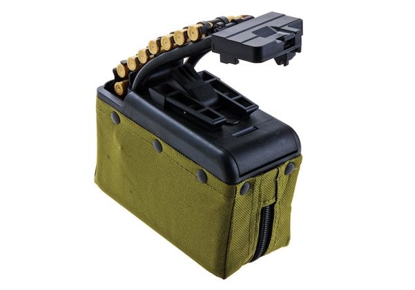BATTLEAXE x T8 A&K MK46 Mod 0 ミニミ AEG ドラムマガジン (2000発、サウンドコントロール、タービンシステム) - RG-AIRSOFT GOGO エアガン・サバゲー用品通販
