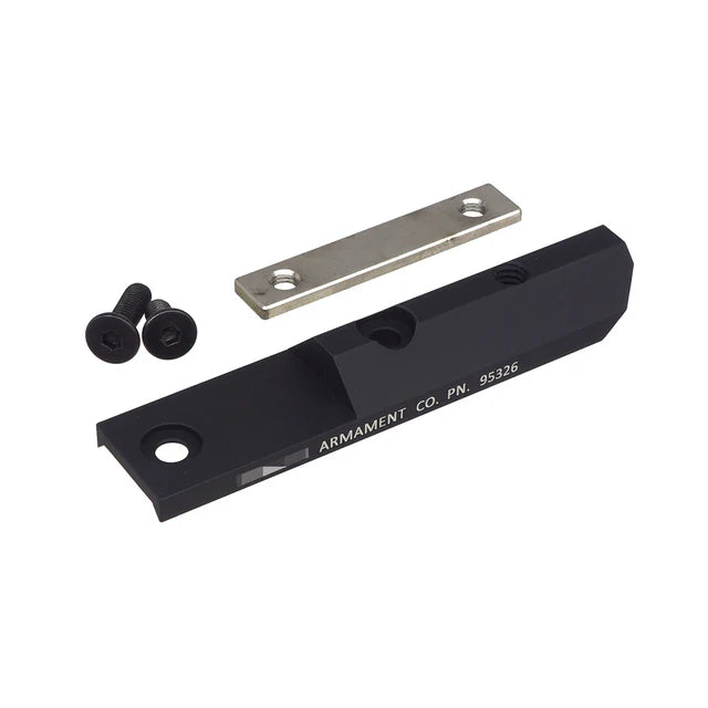 BBT KACスタイル ロープロファイルPEQ2マウント RIS-NOS用 (BBT-PART-002) - ブラック-AIRSOFT GOGO エアガン・サバゲー用品通販
