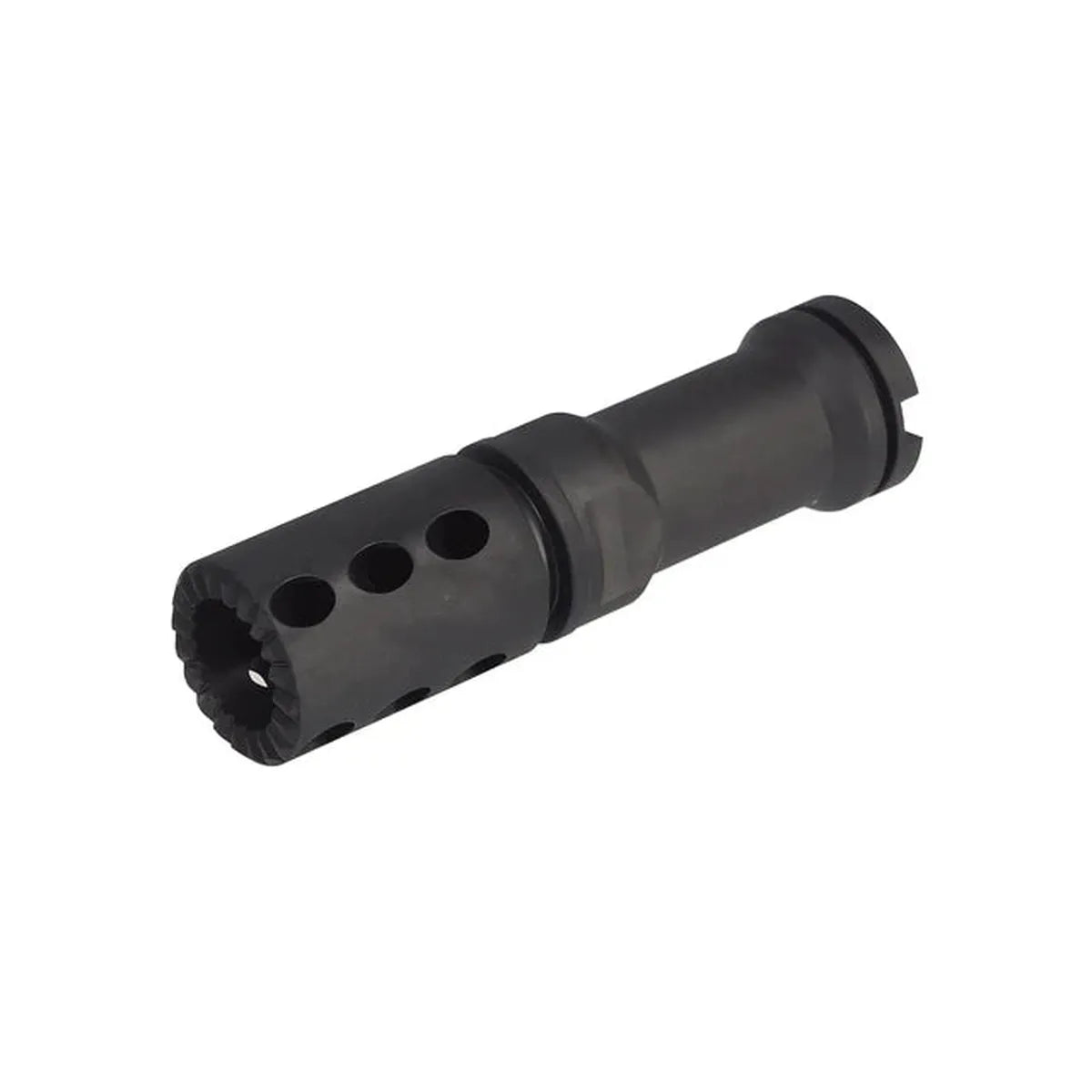 BBT Tactical スチール製 フラッシュハイダー/アウターバレル VFC M249 GBB対応( BBT-M249-002 )- ブラック-AIRSOFT GOGO エアガン・サバゲー用品通販