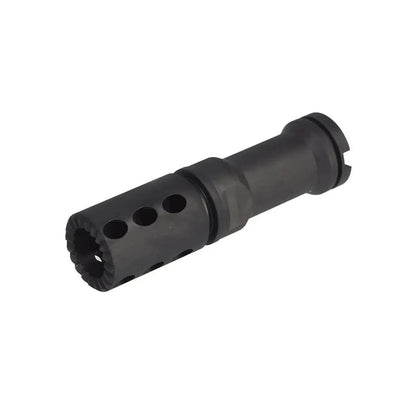 BBT Tactical スチール製 フラッシュハイダー/アウターバレル VFC M249 GBB対応( BBT-M249-002 )- ブラック-AIRSOFT GOGO エアガン・サバゲー用品通販