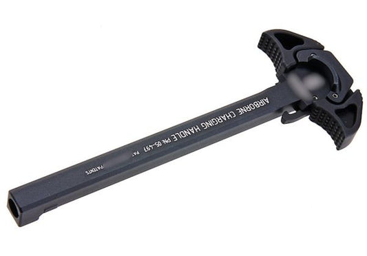 BJ TAC Tokyo Marui MWS GBBR Gスタイル エアボーンチャージングハンドル（アルミニウム / アルミ、ブラック）-AIRSOFT GOGO エアガン・サバゲー用品通販