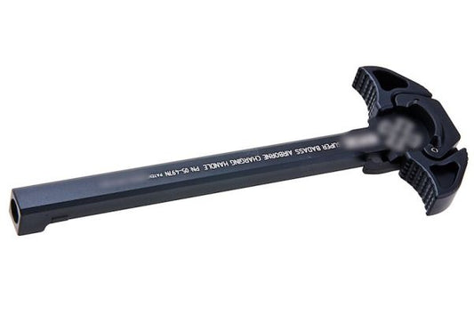BJ TAC Tokyo Marui MWS GBBR NOV スタイル エアボーン チャージング ハンドル (アルミニウム / アルミ、ブラック)-AIRSOFT GOGO エアガン・サバゲー用品通販