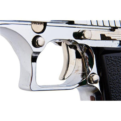 BLACKCAT AIRSOFT 1/2 スケール ミニ モデルガン デザート イーグル (排莢) - シルバー ブラック グリップ付き-AIRSOFT GOGO エアガン・サバゲー用品通販