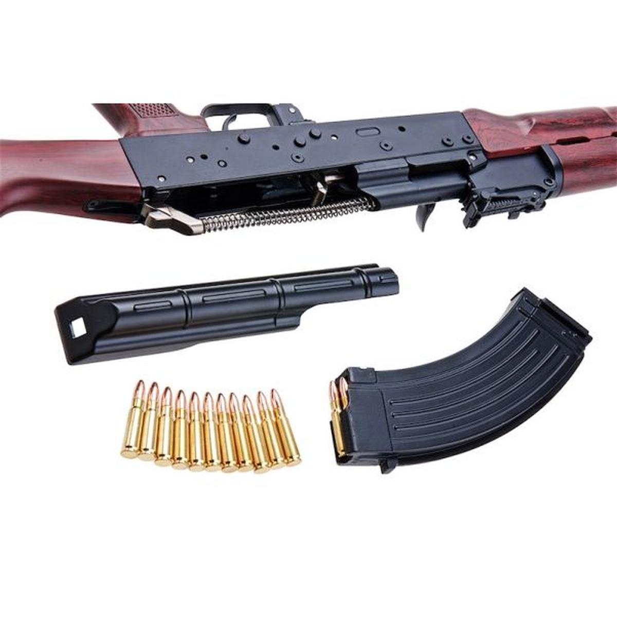 BLACKCAT AIRSOFT 1:2 スケール高精度ミニモデルガン AK47 (排莢) - フルメタル、木製-AIRSOFT GOGO エアガン・サバゲー用品通販