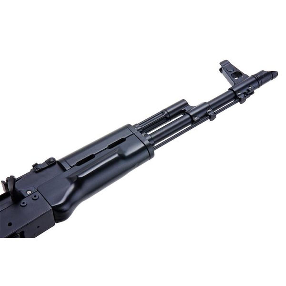 BLACKCAT AIRSOFT 1:2 スケール高精度ミニモデルガン AK47 (排莢) - フルメタル、ブラック-AIRSOFT GOGO エアガン・サバゲー用品通販