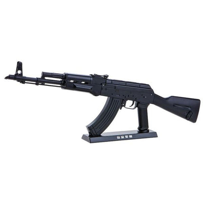 BLACKCAT AIRSOFT 1:2 スケール高精度ミニモデルガン AK47 (排莢) - フルメタル、ブラック-AIRSOFT GOGO エアガン・サバゲー用品通販