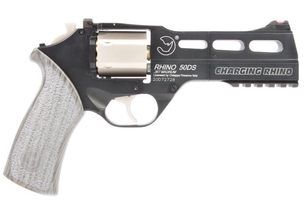 BO Manufacture Chiappa Rhino 50DS .357マグナム エアソフトリボルバー（CO2）限定版 - ブラック（Wingun製）-AIRSOFT GOGO エアガン・サバゲー用品通販