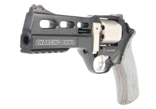 BO Manufacture Chiappa Rhino 50DS .357マグナム エアソフトリボルバー（CO2）限定版 - ブラック（Wingun製）-AIRSOFT GOGO エアガン・サバゲー用品通販