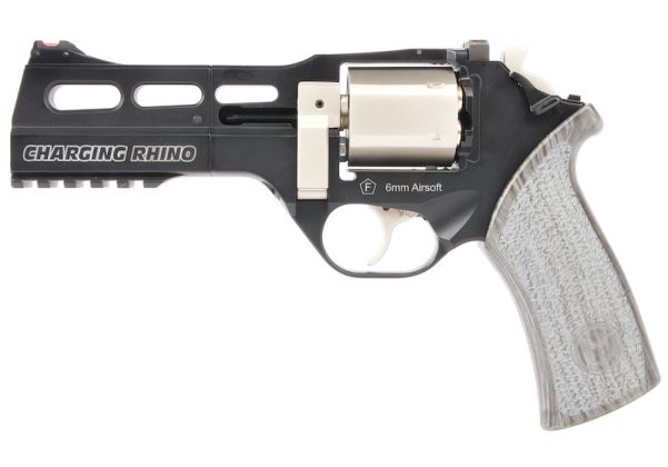 BO Manufacture Chiappa Rhino 50DS .357マグナム エアソフトリボルバー（CO2）限定版 - ブラック（Wingun製）-AIRSOFT GOGO エアガン・サバゲー用品通販