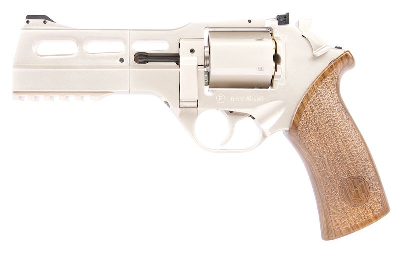 BO Manufacture Chiappa Rhino 50DS .357マグナムスタイル エアソフトリボルバー（CO2） - 銀(ぎん)（Wingun製）-AIRSOFT GOGO エアガン・サバゲー用品通販