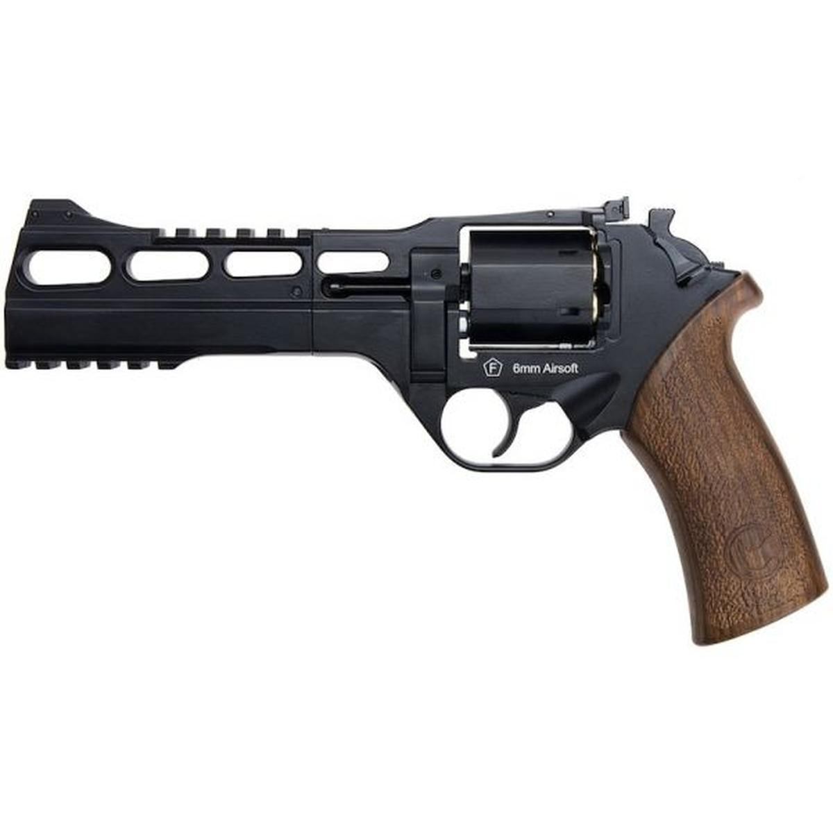 BO MANUFACTURE CHIAPPA RHINO 60DS .357 マグナム スタイル エアソフト リボルバー (CO2) - ブラック-AIRSOFT GOGO エアガン・サバゲー用品通販