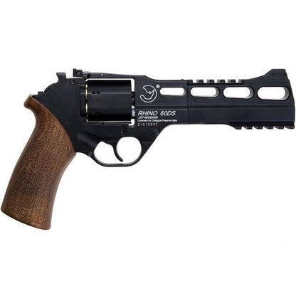 BO MANUFACTURE CHIAPPA RHINO 60DS .357 マグナム スタイル エアソフト リボルバー (CO2) - ブラック-AIRSOFT GOGO エアガン・サバゲー用品通販