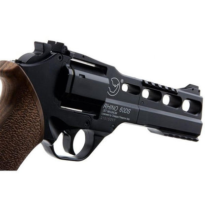 BO MANUFACTURE CHIAPPA RHINO 60DS .357 マグナム スタイル エアソフト リボルバー (CO2) - ブラック-AIRSOFT GOGO エアガン・サバゲー用品通販