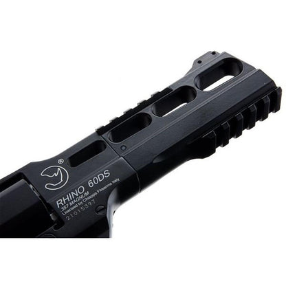 BO MANUFACTURE CHIAPPA RHINO 60DS .357 マグナム スタイル エアソフト リボルバー (CO2) - ブラック-AIRSOFT GOGO エアガン・サバゲー用品通販