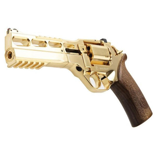 BO MANUFACTURE CHIAPPA RHINO 60DS .357 マグナム スタイル エアソフト リボルバー (CO2) - ゴールド 18K (限定版)-AIRSOFT GOGO エアガン・サバゲー用品通販