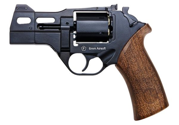 BOManufacture Chiappa Rhino 30DS .357マグナムスタイル エアソフトリボルバー（CO2） - ブラック-AIRSOFT GOGO エアガン・サバゲー用品通販