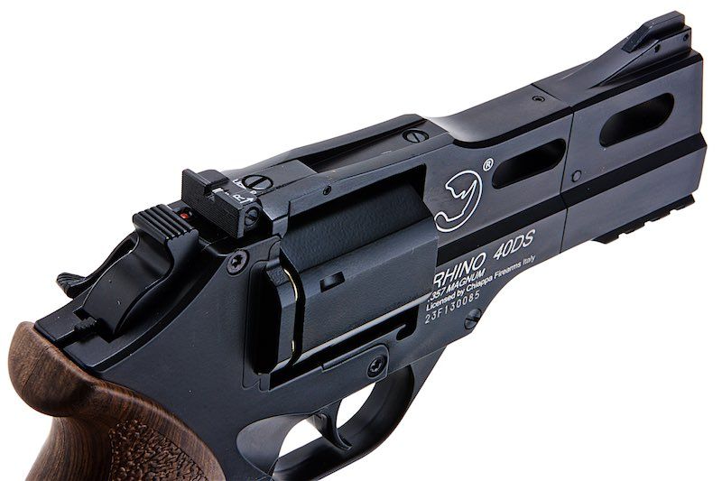 BOManufacture Chiappa Rhino 40DS .357マグナムスタイル エアソフトリボルバー（CO2） - ブラック-AIRSOFT GOGO エアガン・サバゲー用品通販