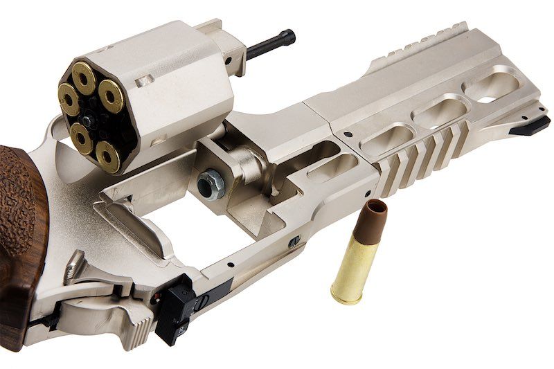 BOManufacture Chiappa Rhino 60DS .357マグナムスタイル エアソフトリボルバー（CO2） - 銀(ぎん)-AIRSOFT GOGO エアガン・サバゲー用品通販