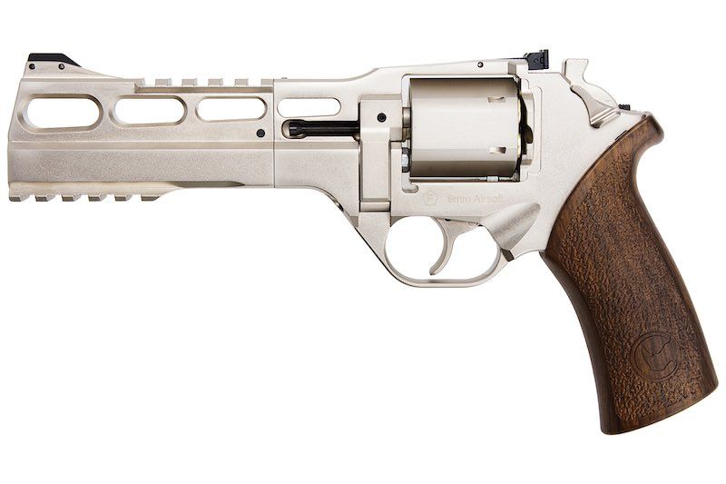 BOManufacture Chiappa Rhino 60DS .357マグナムスタイル エアソフトリボルバー（CO2） - 銀(ぎん)-AIRSOFT GOGO エアガン・サバゲー用品通販