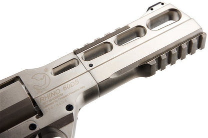 BOManufacture Chiappa Rhino 60DS .357マグナムスタイル エアソフトリボルバー（CO2） - 銀(ぎん)-AIRSOFT GOGO エアガン・サバゲー用品通販
