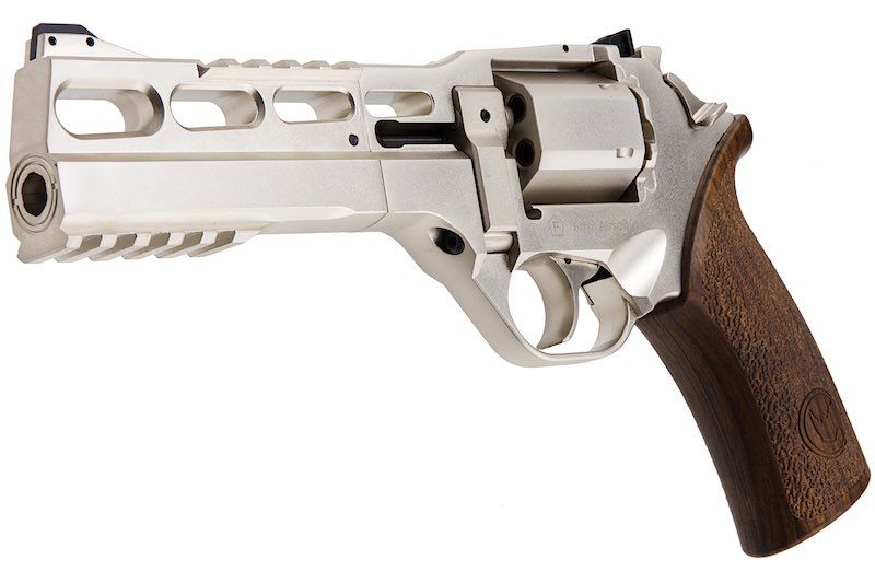 BOManufacture Chiappa Rhino 60DS .357マグナムスタイル エアソフトリボルバー（CO2） - 銀(ぎん)-AIRSOFT GOGO エアガン・サバゲー用品通販