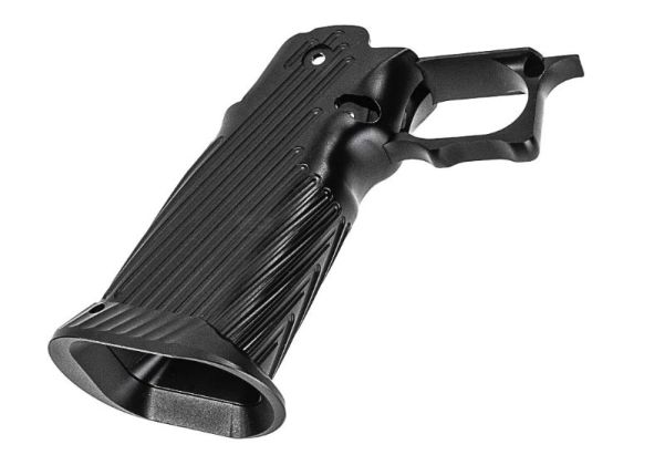 Bomber AirsoftTokyo Marui HI-CAPA GBB CNC アルミグリップ (INF スタイル) - ブラック-AIRSOFT GOGO エアガン・サバゲー用品通販