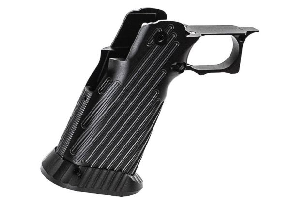 Bomber AirsoftTokyo Marui HI-CAPA GBB CNC アルミグリップ (INF スタイル) - ブラック-AIRSOFT GOGO エアガン・サバゲー用品通販