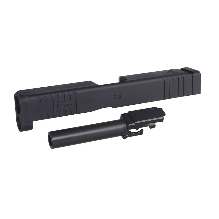 Bomber CNC アルミ WC スタイル GBBスライド マルイ G19 Gen.4 GBB (TMG194WC) 用 - ブラック-AIRSOFT GOGO エアガン・サバゲー用品通販