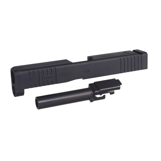 Bomber CNC アルミ WC スタイル GBBスライド マルイ G19 Gen.4 GBB (TMG194WC) 用 - ブラック-AIRSOFT GOGO エアガン・サバゲー用品通販
